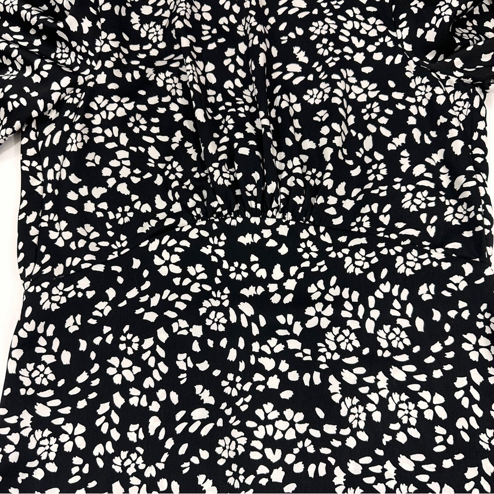 Top shop Austin Floral Long Sleeve Open Back Mini Dress - Picture 5 of 10